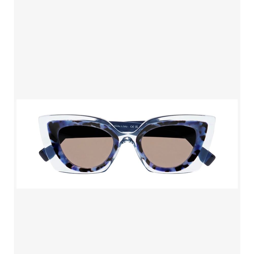 Face A face halos 1 6691 tortoise blue face n marble sunglasses hand made Italy - Picture 5 of 9
